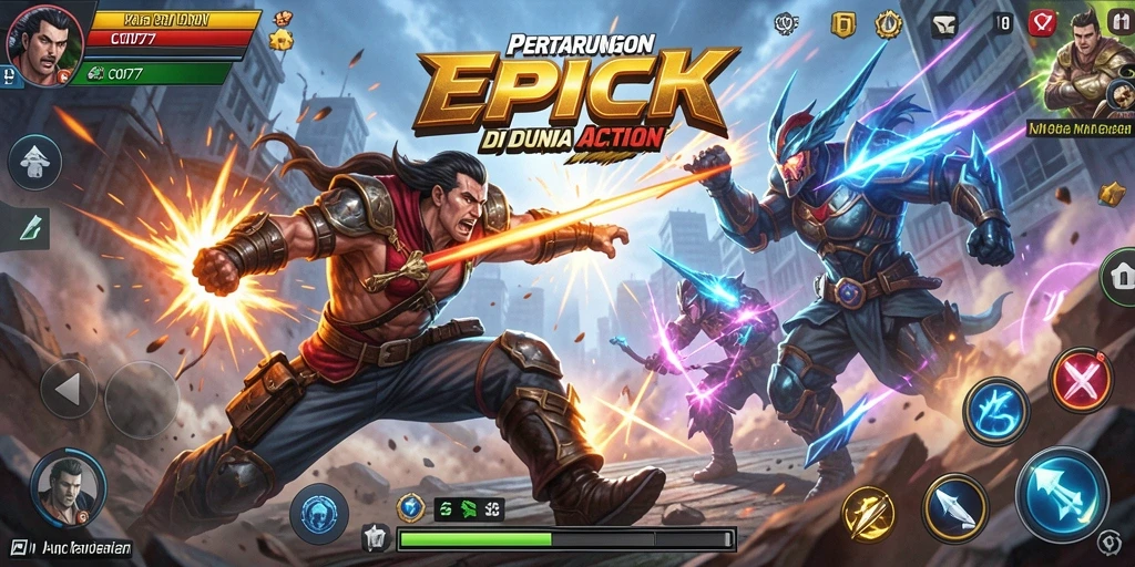 Screenshot gameplay C0077 menunjukkan aksi seru dan mendebarkan.