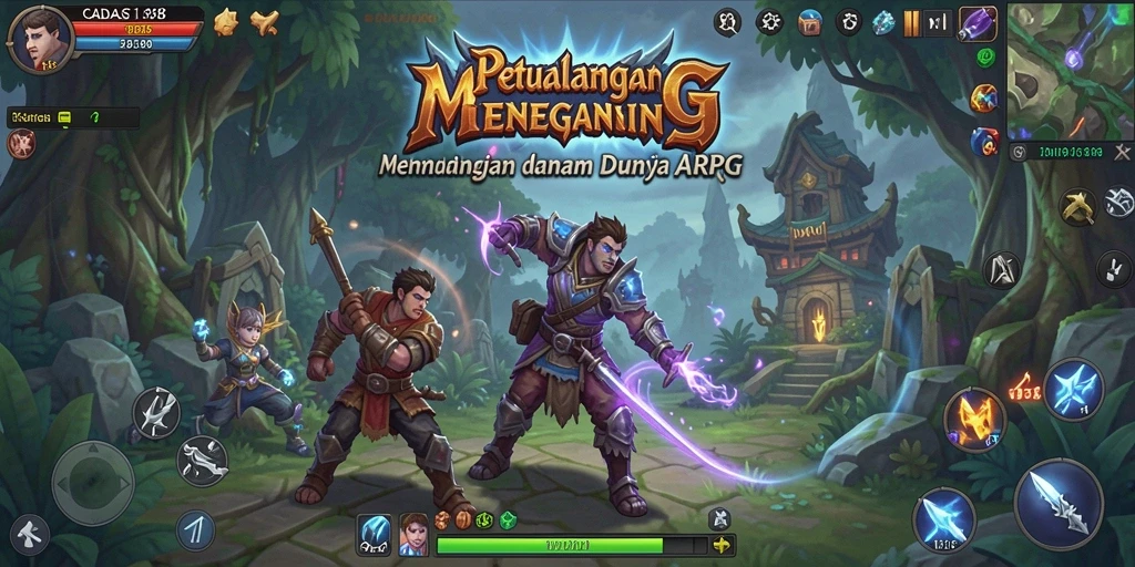 Screenshot utama menampilkan pertarungan epik dalam <strong>CADAS138</strong>.