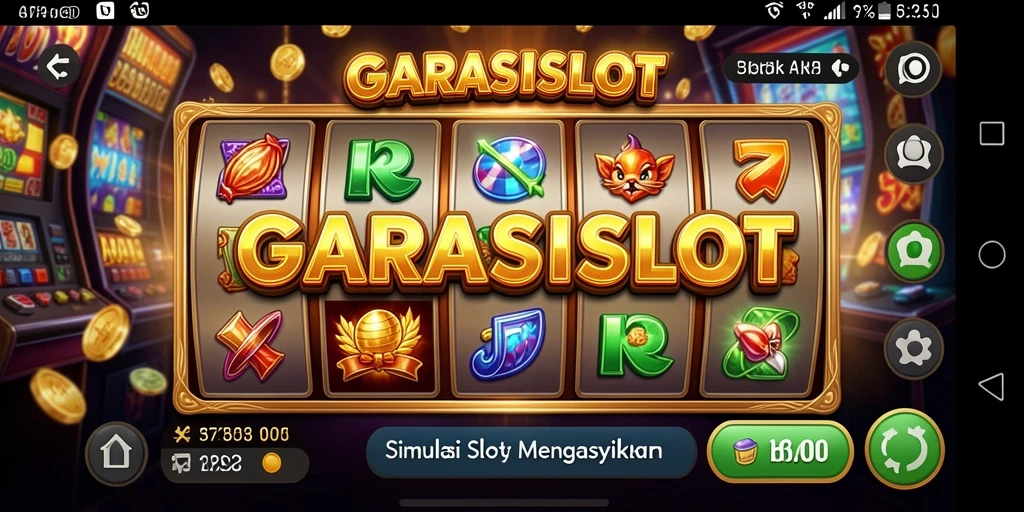 Tampilan gameplay GARASISLOT yang menawan dan interaktif.