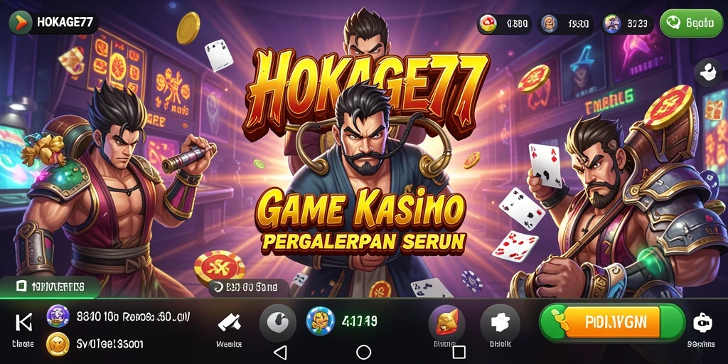 Tampilan menarik dari game Kasino HOKAGE77 saat dimainkan.