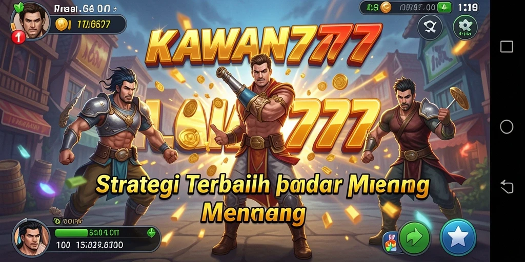 Screenshot gameplay KAWAN777 menampilkan pertempuran strategis yang intens dan mendebarkan.