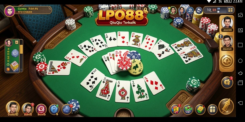 Tampilan gameplay menarik dari LPO88 saat bermain QiuQiu.