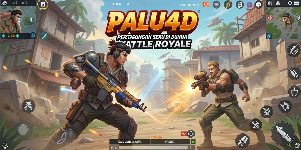 Gameplay seru dalam pertempuran Battle Royale di PALU4D.